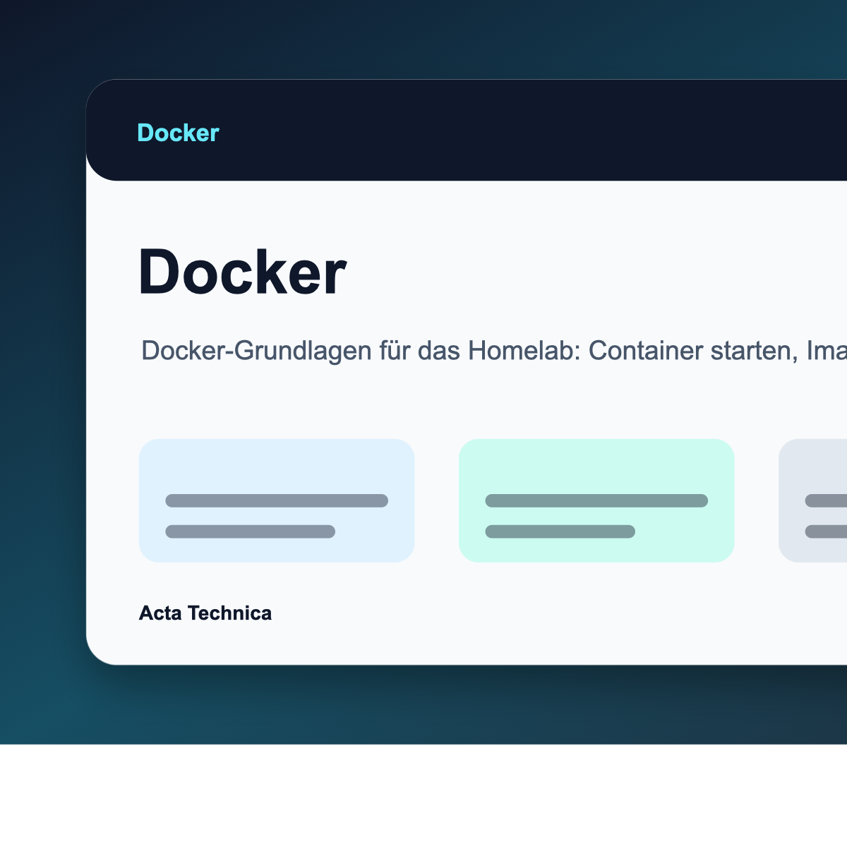Docker im Homelab: Container sicher betreiben