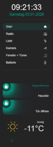 Home-Assistant-Sidebar für Tablet und Desktop